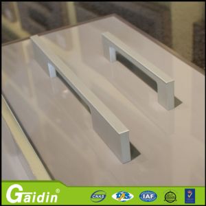 Quality toilet cupboard drawer foshan hardware 128mm shining aluminum cabinet handle for sale