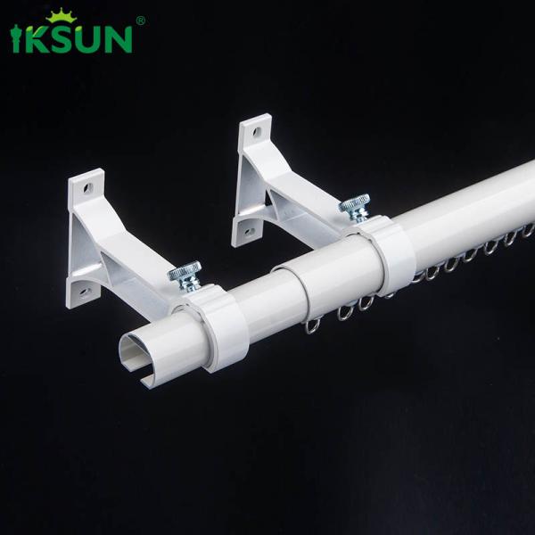 2.5mm Thickness Curtain Rod Brackets With Electrophoresis Anodized Treatment