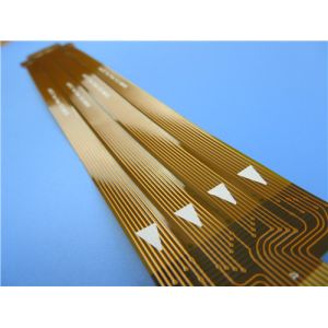 Quality Single Sided Flexible PCB Strips with Polyimide Stiffener for sale