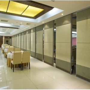 With Retractable Seal Wood Insulated Room Dividers Movable Partition Walls