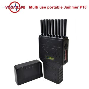 Polyester Pu 25m Radius 16W 12000mAh 5G Jammer Blocker
