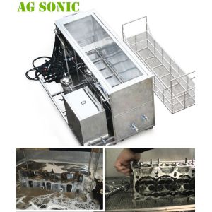 360L Ultrasonic Automotive Parts Cleaner Plating Molding Skimming Machine 40khz