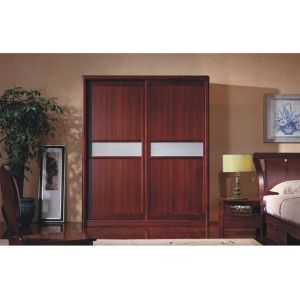 Waterproof Wood grain Laminated MDF Board Wardrobe Cabinets