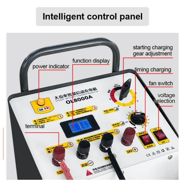 3500A 220V Car Battery Charger Starter 12v 24v Universal Jump Starter