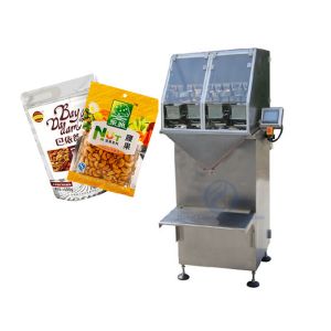 Food Granule Multi Head Weighing Machine High Precision Low Power Consumption