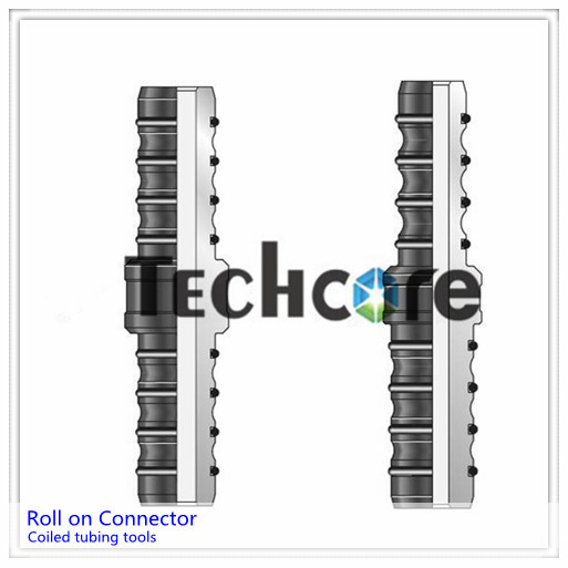 Buy High Tensile Strength Roll On Connector / 5000 Psi Coiled Tubing Services at wholesale prices
