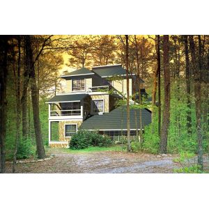 Wind Resist Prefab Villa / Heat Insulation Steel Frame Prefab Homes With Toilet