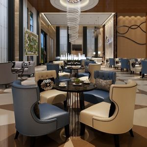 Leather Commercial Dining Room Chairs For Banquet / Hotels / Restaurants