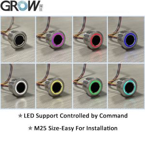Grow R503 New Circular Round RGB Ring Indicator LED Control DC3.3V Capacitive