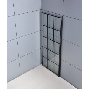 Apartment Tempered Clear Glass Frameless Shower Enclosure Modern