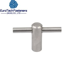 Solid Rod Fixing Sockets With Crossbar Anchor Cross Pin Fixing Insert