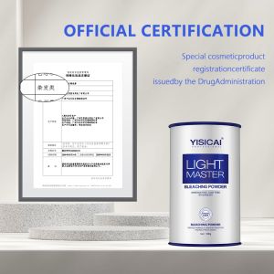 Salon-Grade 500g Hair Bleaching Powder - Cool Toning Blue Color Care, Fragrance