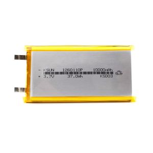 PL1260100 10000mAh 3.7V Lithium Ion Polymer Battery