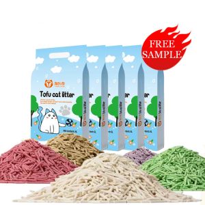 Hypoallergenic Lavender Scent Eco Clean Tofu Cat Litter Granules
