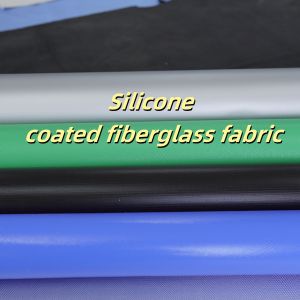 Silicone Coated Fiberglass Fabric 400 g/sqm, 0.3mm Thickness