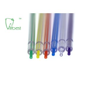 Medical Grade PVC Metal Nylon Air Water Syringe Tips Colorful Core