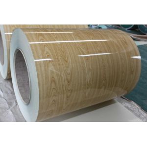 PVDF Smooth Wood Grain Steel Coils Aluminium Coils For Wall Siding Drip Edge