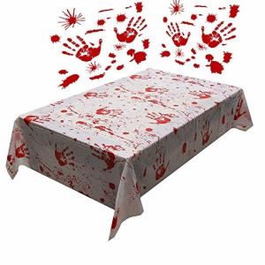 Offset Printing Plain Dyed Halloween Table Cover 54*108''