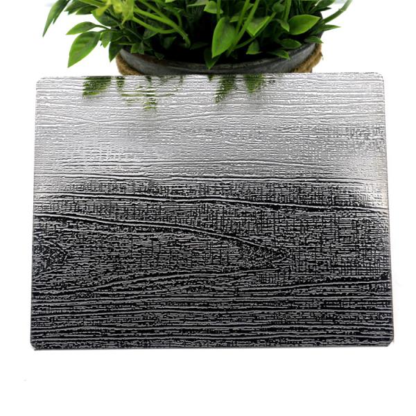 304 Grade Embossed Stainless Steel Sheets For Interior Decoration Versatile Eye Catching