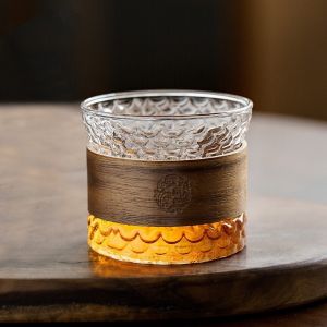 Modern Design Hammer Pattern Glass Cup for High Borosilicate Glass Coffee and