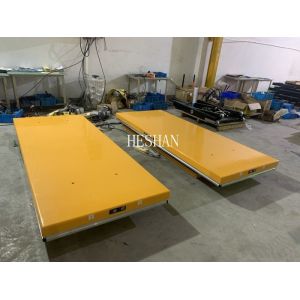 OEM CE Certificate Stationary Electric Wheels Scissor Lift Table