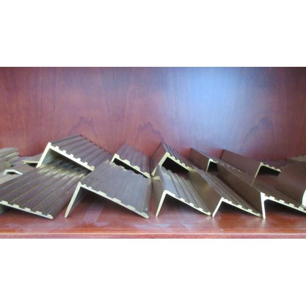 C38500 6m Length Solid Brass Stair Nosing Anti Skid For Interior And Outside