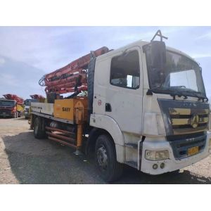 25m Truck Concrete Pump Mounted Beton Pump Placing Boom with Feeding Height 1400mm