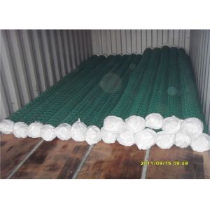 8 Foot Residential Chain Link Fence , Portable Protective Mild Steel Galvanized