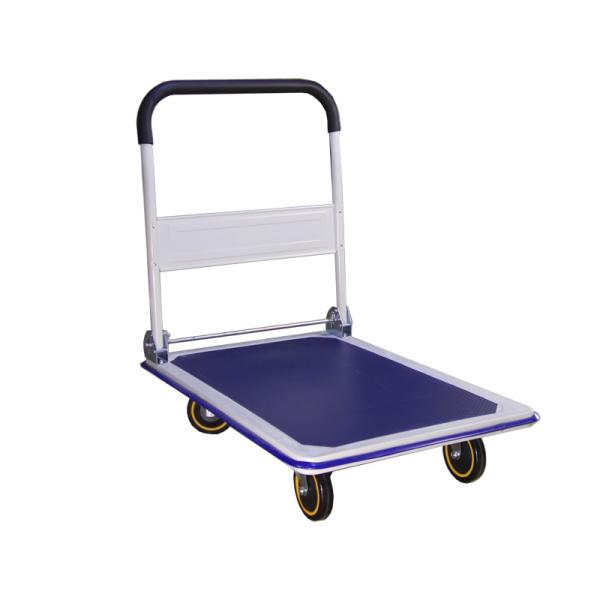 Buy Luxury Foldable Platform Hand Truck Trolley /dolly/cart/handcart 300kg capacity Included Comfortable Grip Mute wheel at wholesale prices