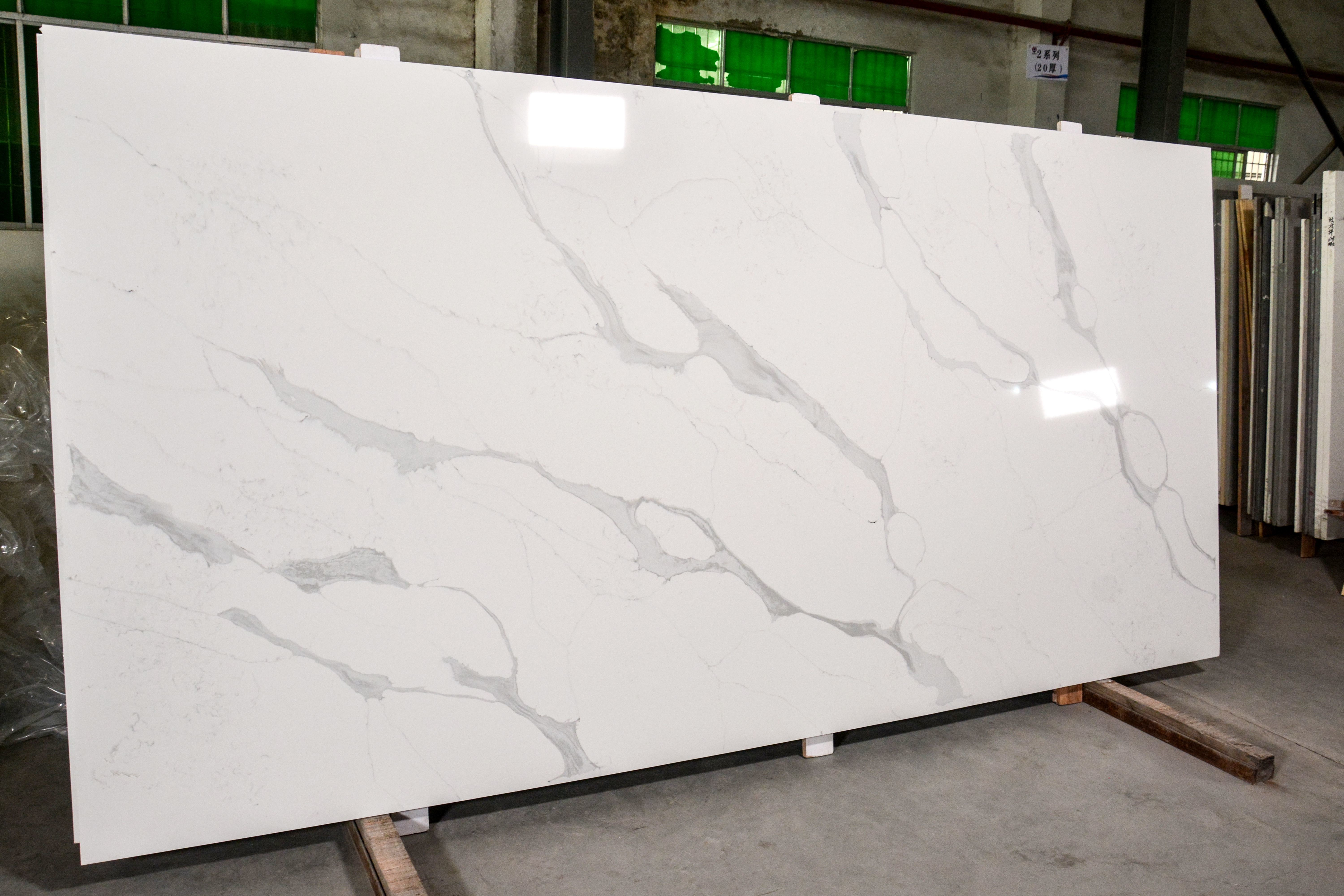 Quality Marble looking quartz caesarstone colours for vanity top for sale
