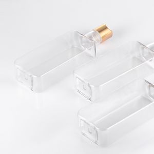 Plastic Disc Cap Bottle Squeezable Airless 300ml With Gold Screw Cap