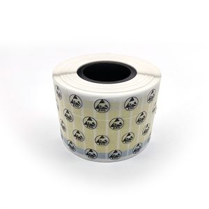 SMT Carrier Tape Reel Packaging ESD Sealing Label PET Material