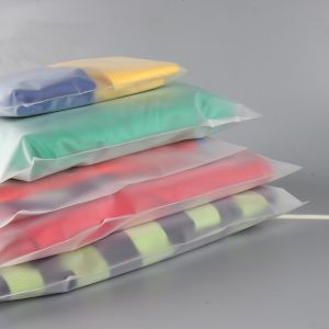 PVC Ziplockk Packaging Bag Food Storage Organizer