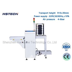 Mitsubishi PLC ZD Motor Driven 3 Magazines LED Button PCB Link Unloader 330mm