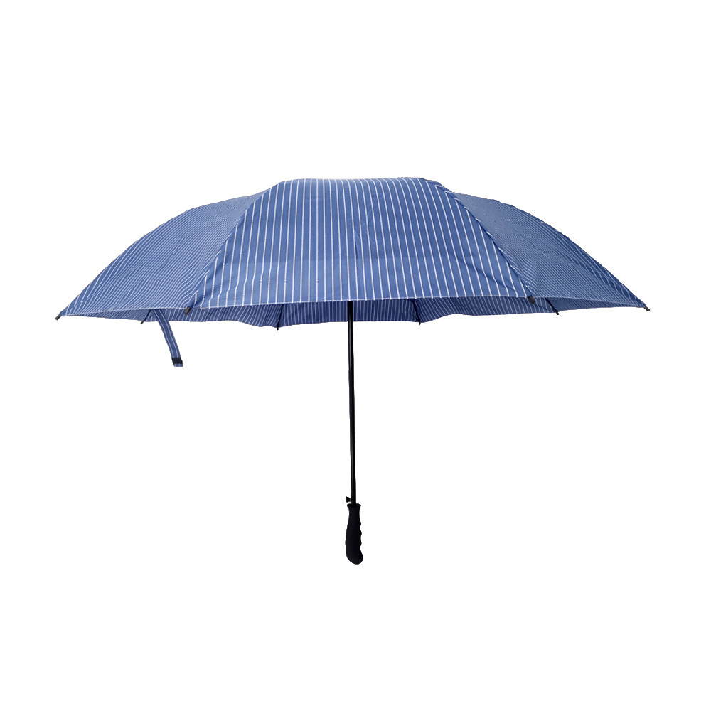 Straight Handle Automatic Reverse Inverted Umbrella Double Layer With Square
