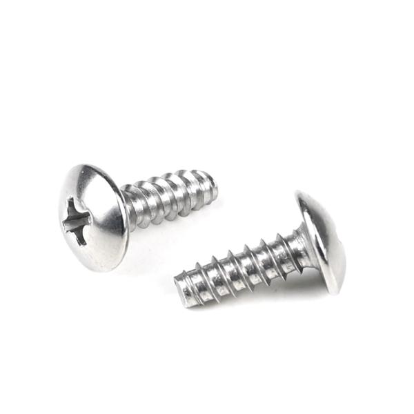 Metal Sheet Self Tapping Screw 12mm with Phillips Drive and Round Head