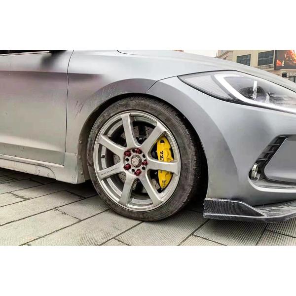 4 Piston Racing Caliper Brake Kit With 355*32 MM High Carbon Disc Racing And Brake Pads For Hyudnai Veloster 18 Inch Rim
