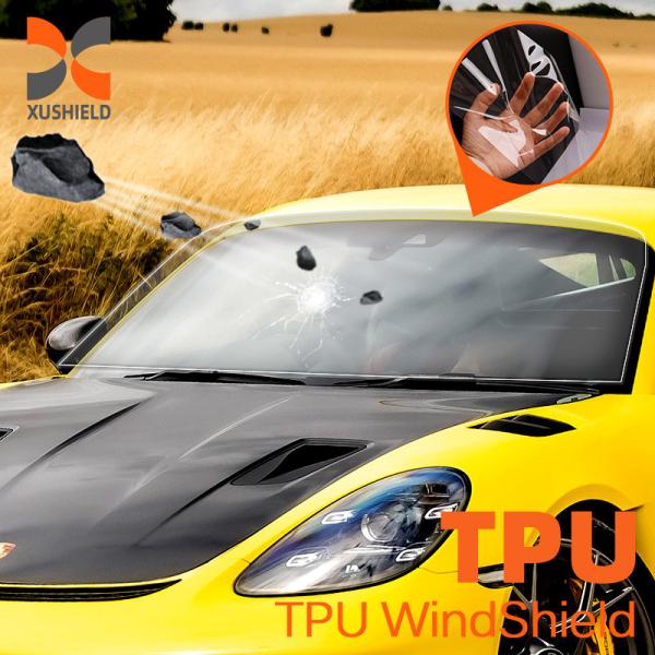 1.52*15m Waterproof Explosion Proof Windshield Rainproof Glass Film TPU Window