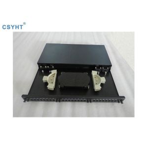 24 Core 8 Ports SC LIU Fiber Optic Patch Panel 19 Inch 1U