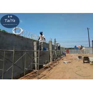 Galvanized Ribbon Barbed Wire Razor Customized Wire Prison Wire Fence