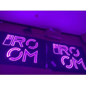 24v with adapter Flag light led light with usb or adapter flag for advertising