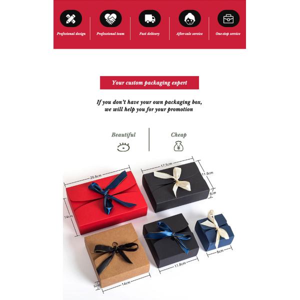 Recyclable 350gsm paper Wedding Favour Packaging Box For Chocolate Cookie Candy Packing