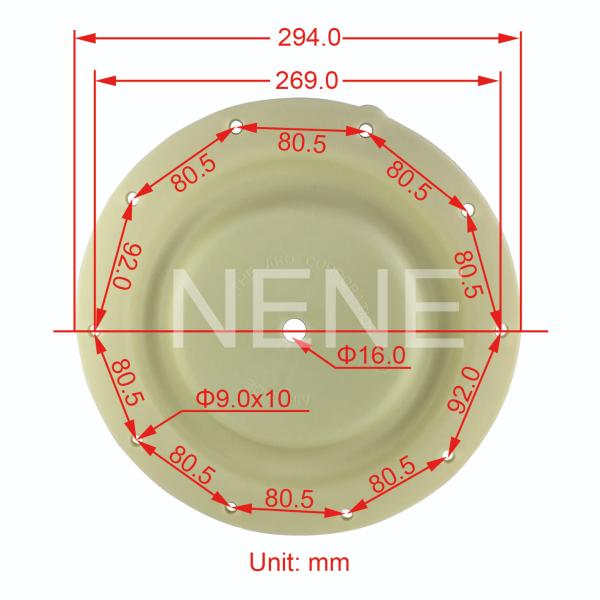 Ingersoll Rand 1.5" Inch 94615-A 94617 Santoprene/PTFE Diaphragm kit 666152-281-C 666152-2EB-C