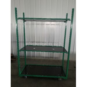 100kg/Shelf 1900MM Powder Coated Danish Trolley Shelves