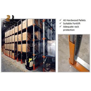 Quality Assemble / Welded Drive In Drive Through Racking System ISO90001 Approved for sale