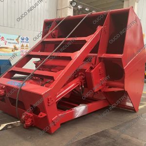 12CBM radio remote control clamshell grab bucket for bulk material