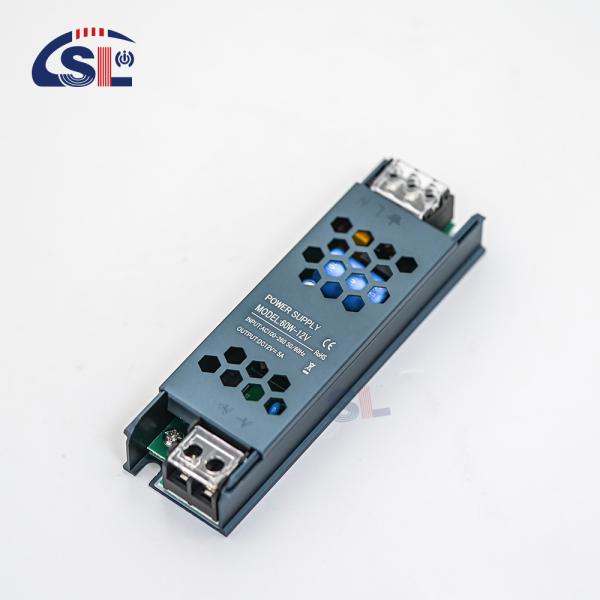 Indoor Slim and Ultra Thin SMPS Power Supply 5A Output Current 100-240V AC to DC 5V 12V 24V
