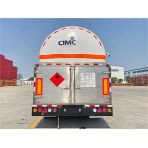 CIMC new design hot sale 3 axles Liquefied Natural Gas Cryogenic Trucks for LNG