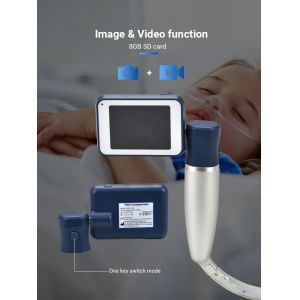 Veterinary use flexible endoscope Fiber Optic Anesthesia video laryngoscopy