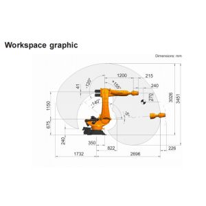 Kuka Chinese Kr210 6 Axis WorkVisual Programming Industrial Automation
